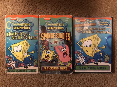 spongebob vhs|opening spongebob vhs.